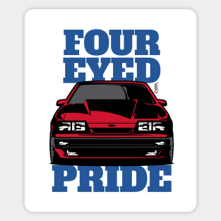 Foxbody 5.0 Ford Mustang Four Eyed Pride Magnet